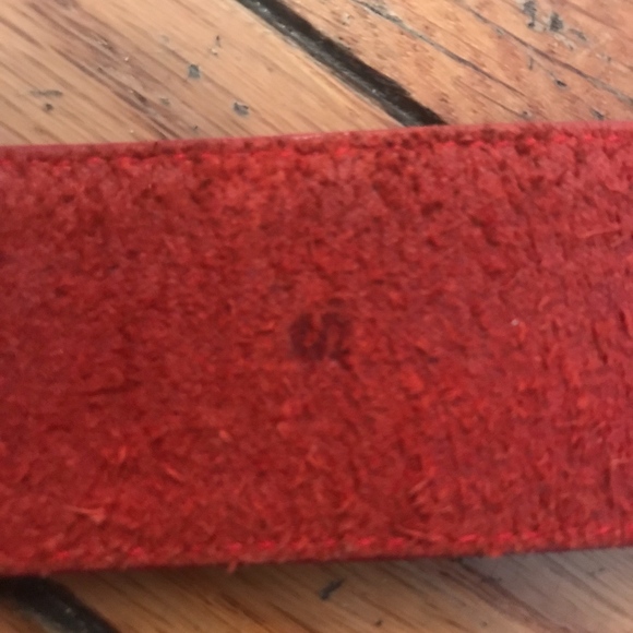 Red Belt by Brighton size small (25-26" waist) - Picture 5 of 5